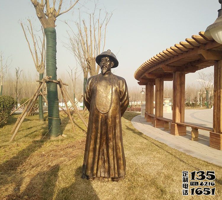 學(xué)院廣場晚晴愛國英雄林則徐玻璃鋼仿銅雕塑 學(xué)院廣場晚晴愛國英雄林則徐玻璃鋼仿銅雕塑