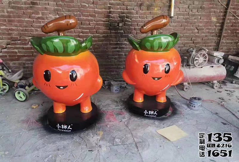  戶(hù)外幼兒園玻璃鋼卡通南瓜公仔雕塑