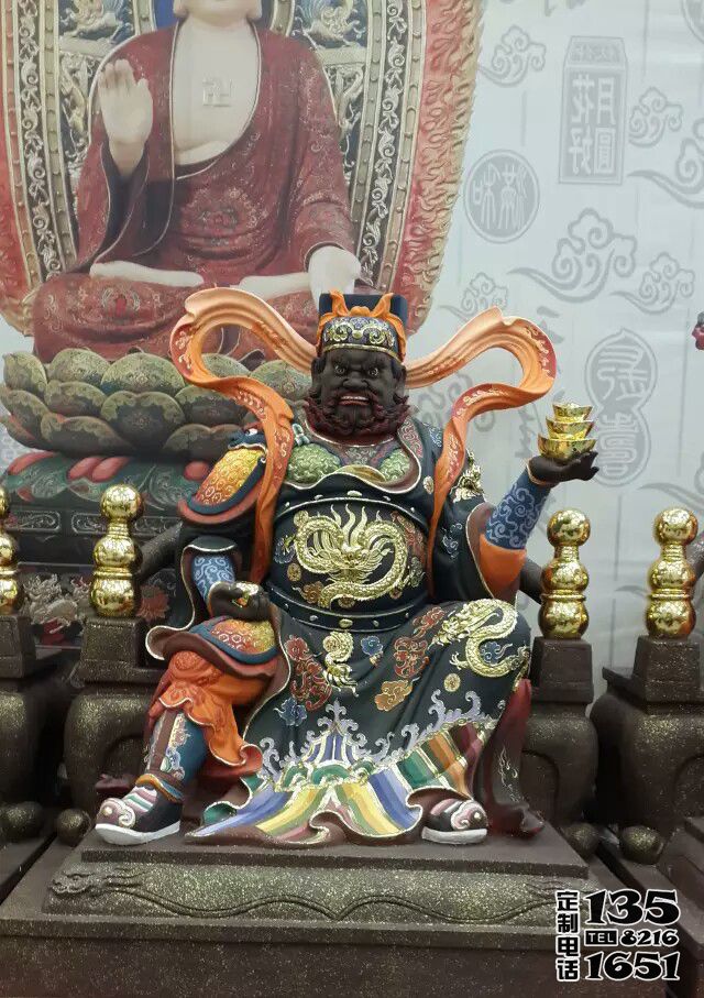 五路財(cái)神之武財(cái)神玻璃鋼彩繪寺廟財(cái)神雕塑 五路財(cái)神之武財(cái)神玻璃鋼彩繪寺廟財(cái)神雕塑