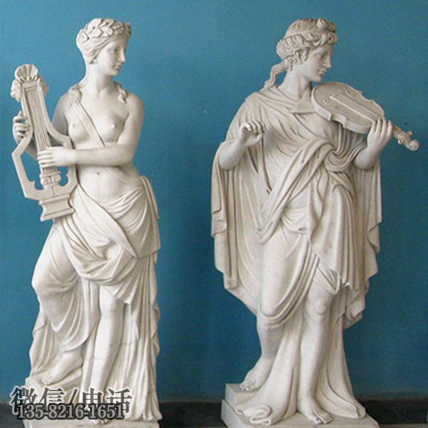 白色歐式美女雕塑 白色歐式美女雕塑